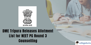 Tripura NEET PG Counselling: DME Announces Provisional Allotment Results for Round 3